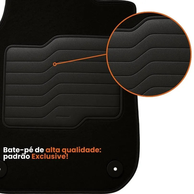 KIT TAPETES CARPETE PORTA MALAS + INTERNOS CITY 2009 A 2014