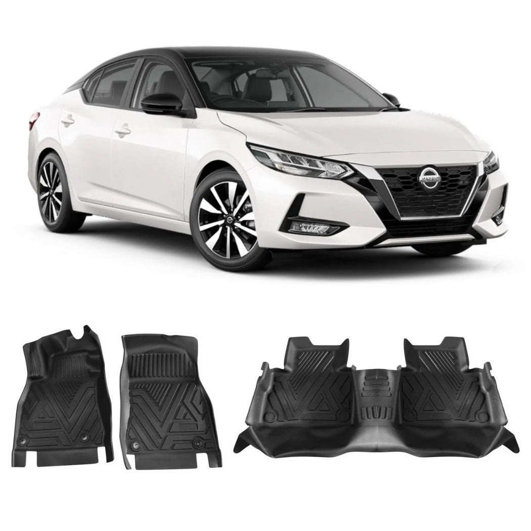 JOGO DE TAPETE BANDEJA PREMIUM SENTRA 2019 A 2022 - COMPLETO