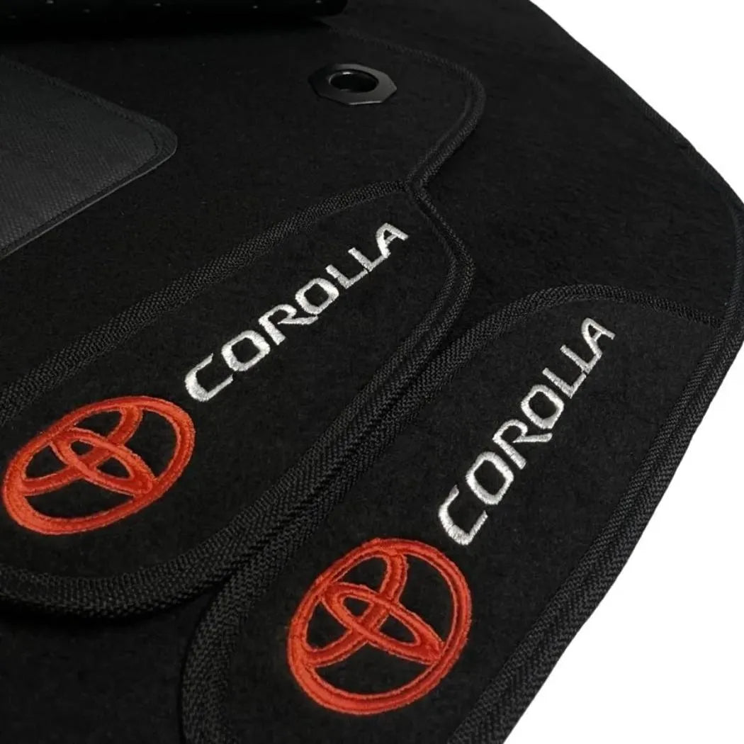KIT TAPETES CARPETE PORTA MALAS + INTERNOS COROLLA 2009 A 2017