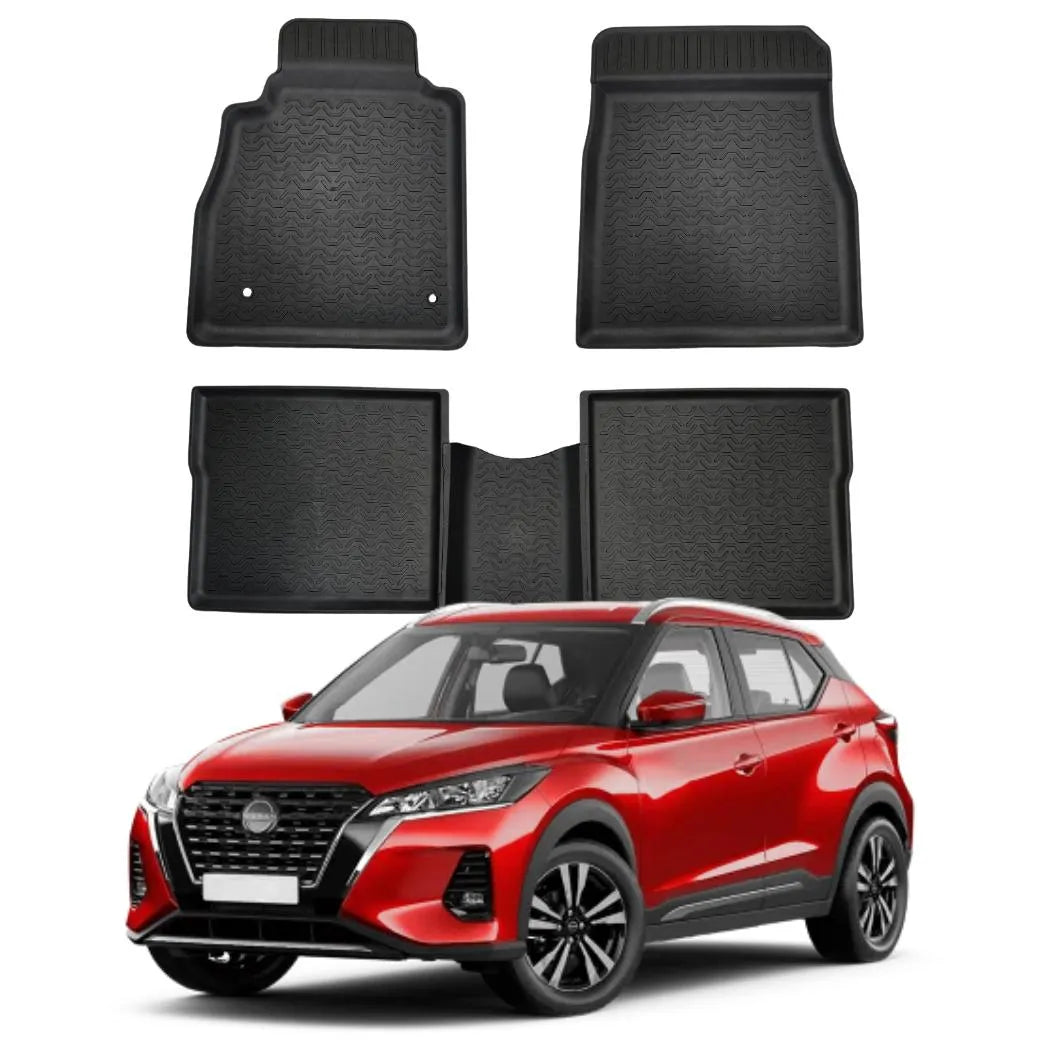 TAPETE BANDEJA KICKS 2016 A 2025 5 PEÇAS