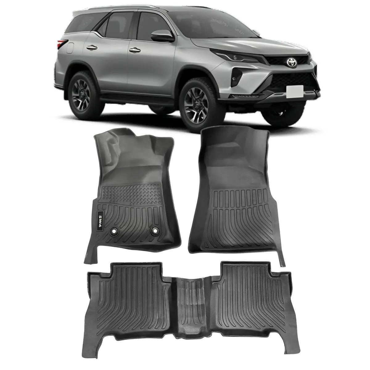 TAPETE TIPO BANDEJA PREMIUM HILUX 2025 JOGO COMPLETO