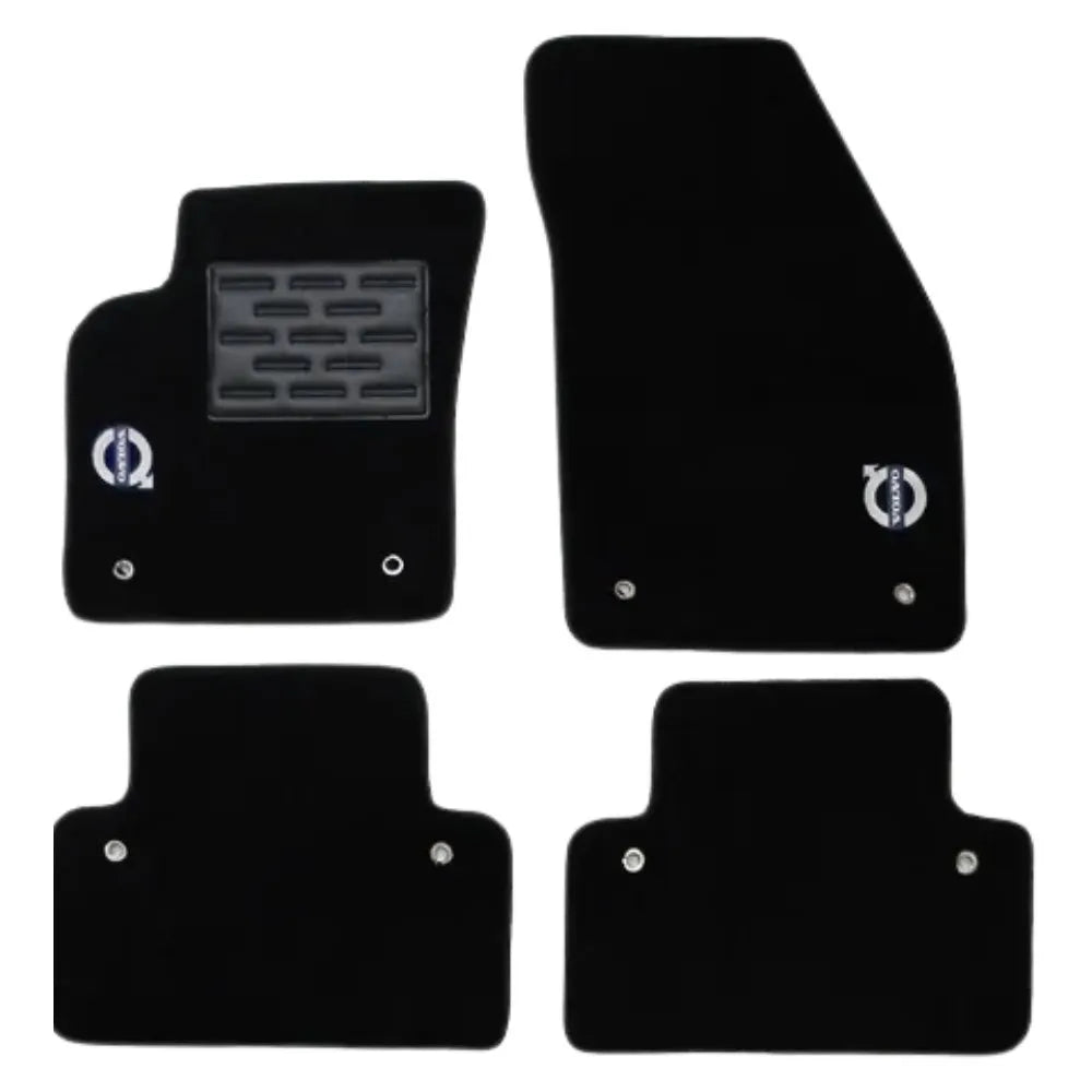 TAPETE CARPETE VOLVO V50 2004 A 2012 PRETO 4 PEÇAS